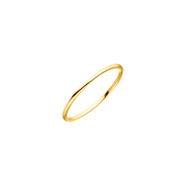 Schlichter Lihini Ring aus 18K vergoldetem Edelstahl von PURELEI, elegant und minimalistisch gestaltet.