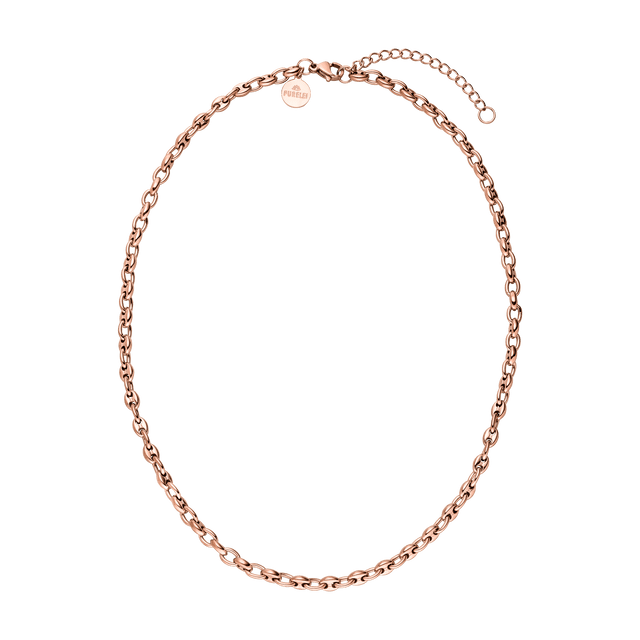 Roségoldene Kette mit elegantem Design von PURELEI, modern und feminin.