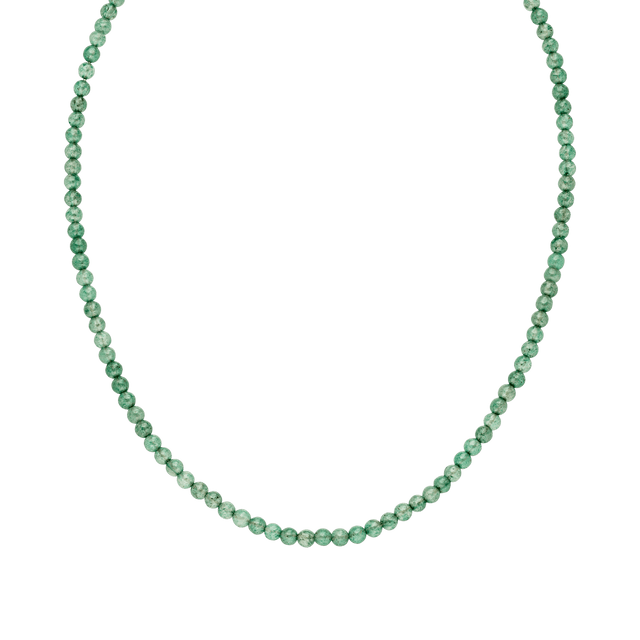 PURELEI Aventurine Kette mit grünen Aventurin-Perlen, edel und fein für entspannte, feminine Eleganz.