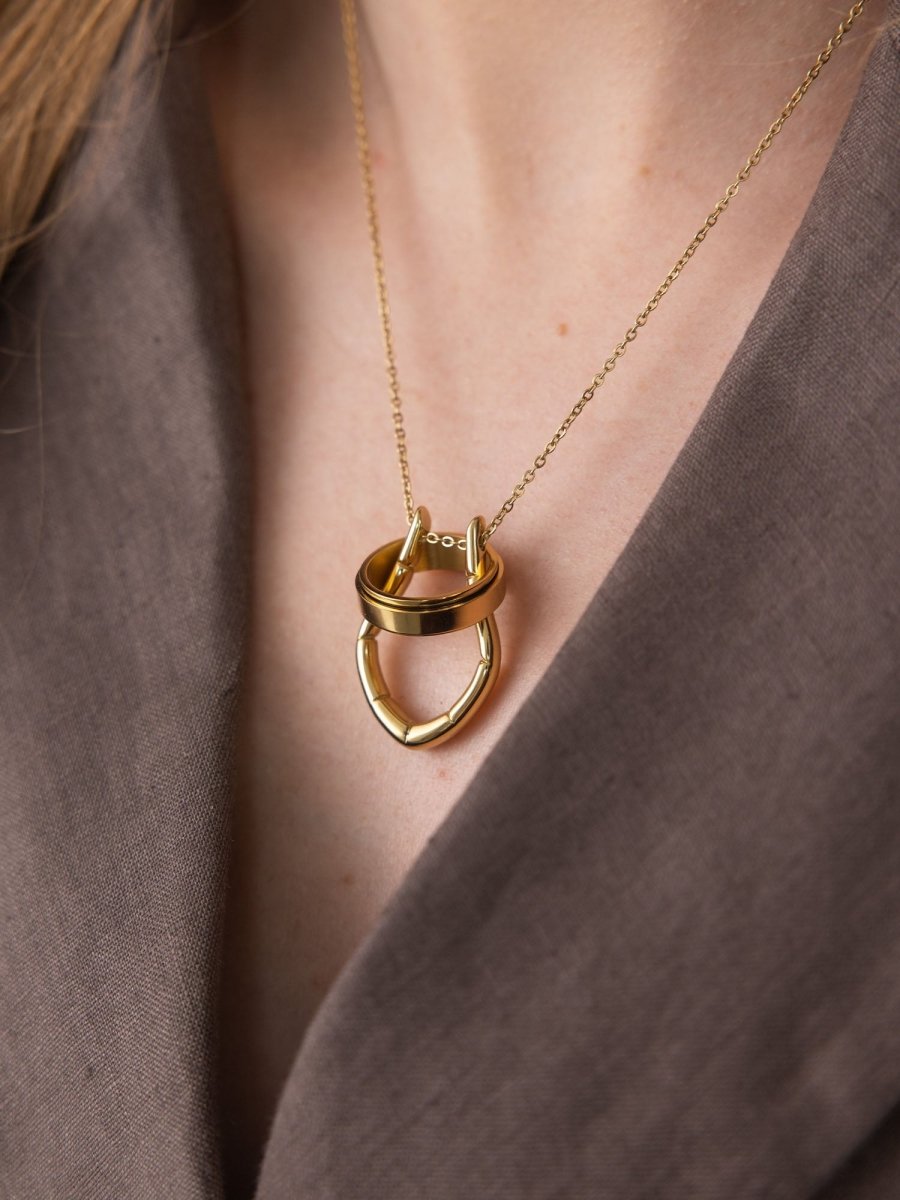 Drop Ring Holder Necklace - INT PURELEI