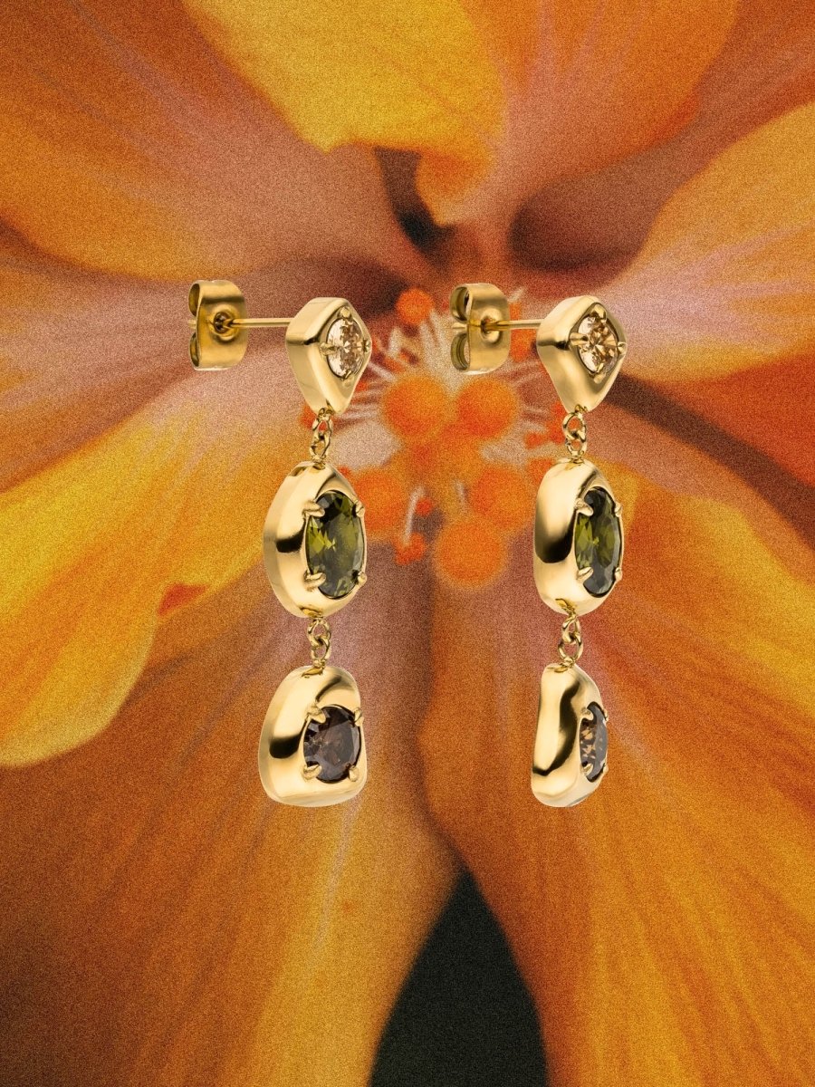 Feel Golden Earrings - INT PURELEI