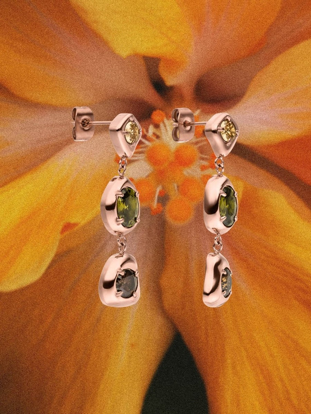 Feel Golden Earrings - INT PURELEI