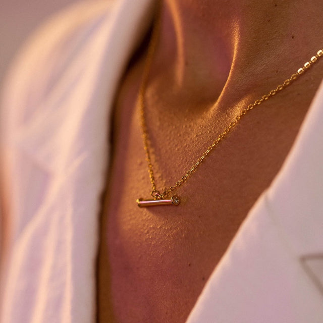 Glitter Toggle Necklace - INT PURELEI