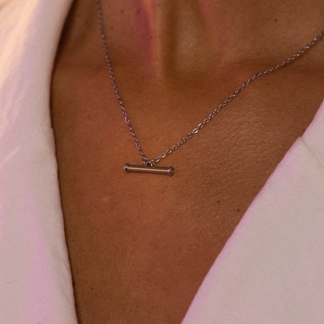 Glitter Toggle Necklace - INT PURELEI