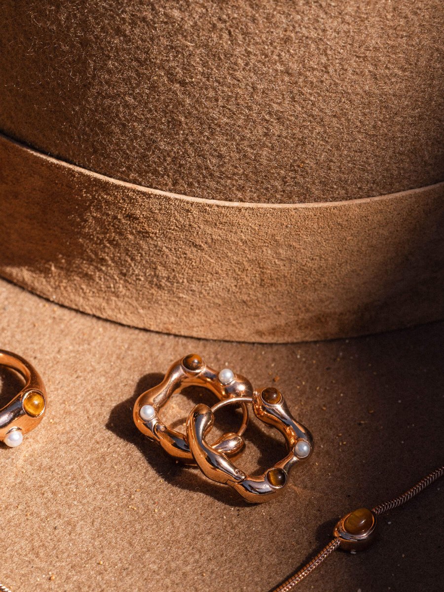 Golden Gaze Earring - INT PURELEI