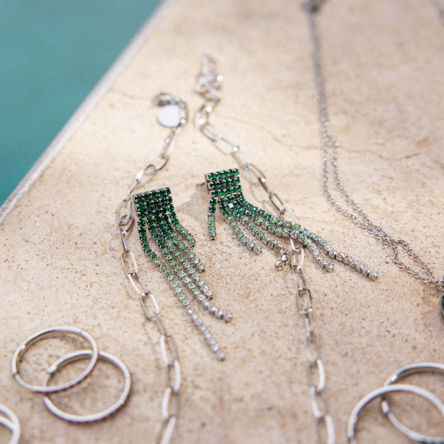 Green Glow Earring - INT PURELEI