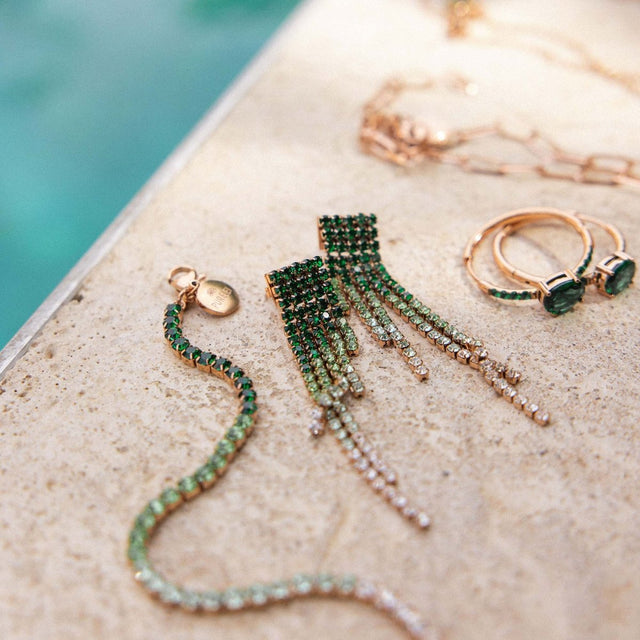 Green Glow Earring - INT PURELEI
