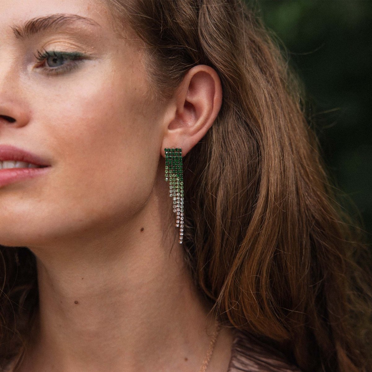 Green Glow Earring - INT PURELEI