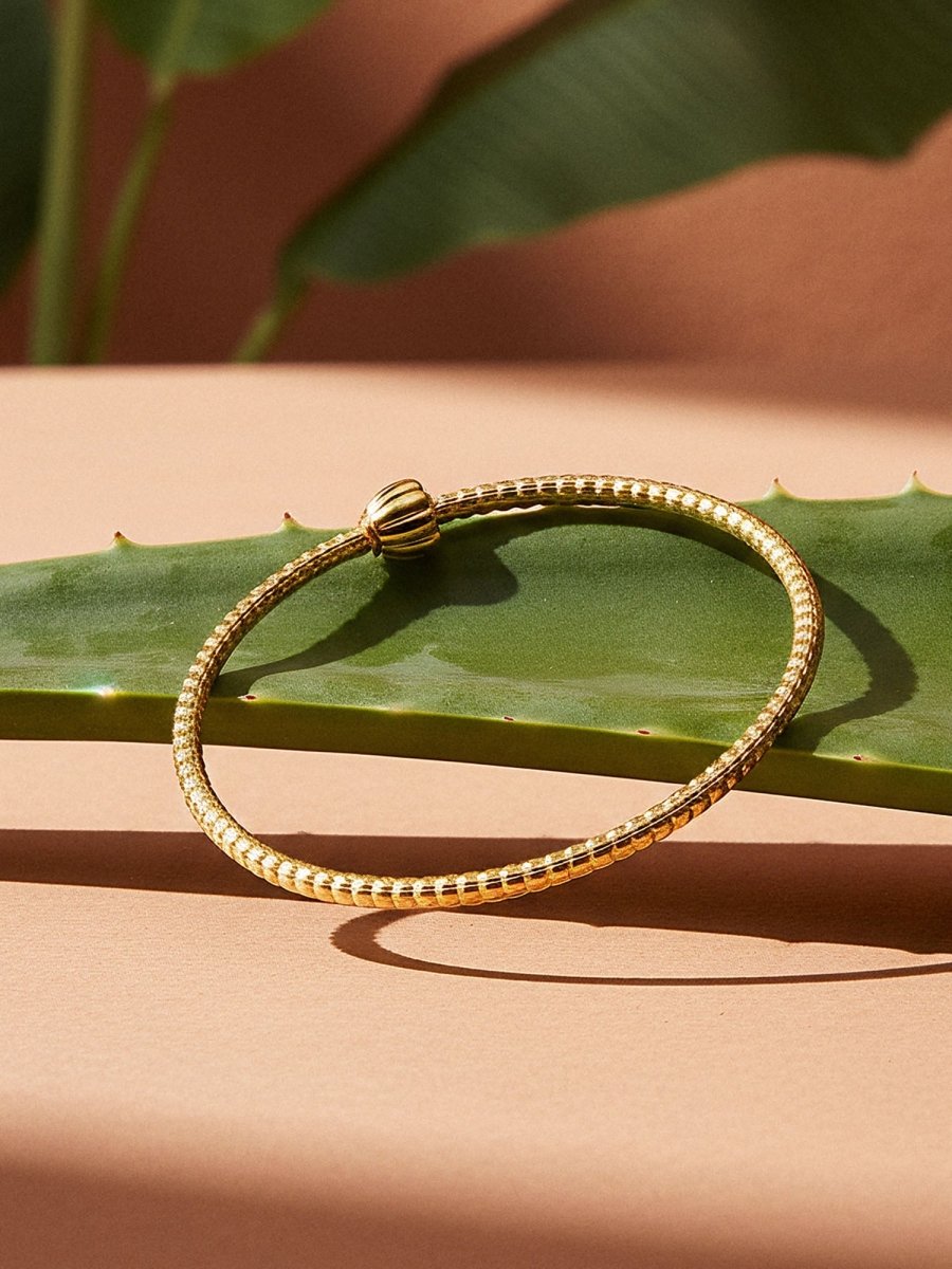 Lei Charm Bracelet with two Stopper Charms - INT PURELEI