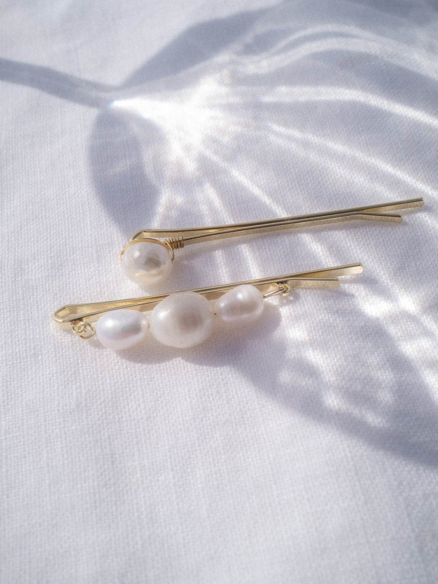 Mahina Club Pearls of Nature hairpin set - INT PURELEI