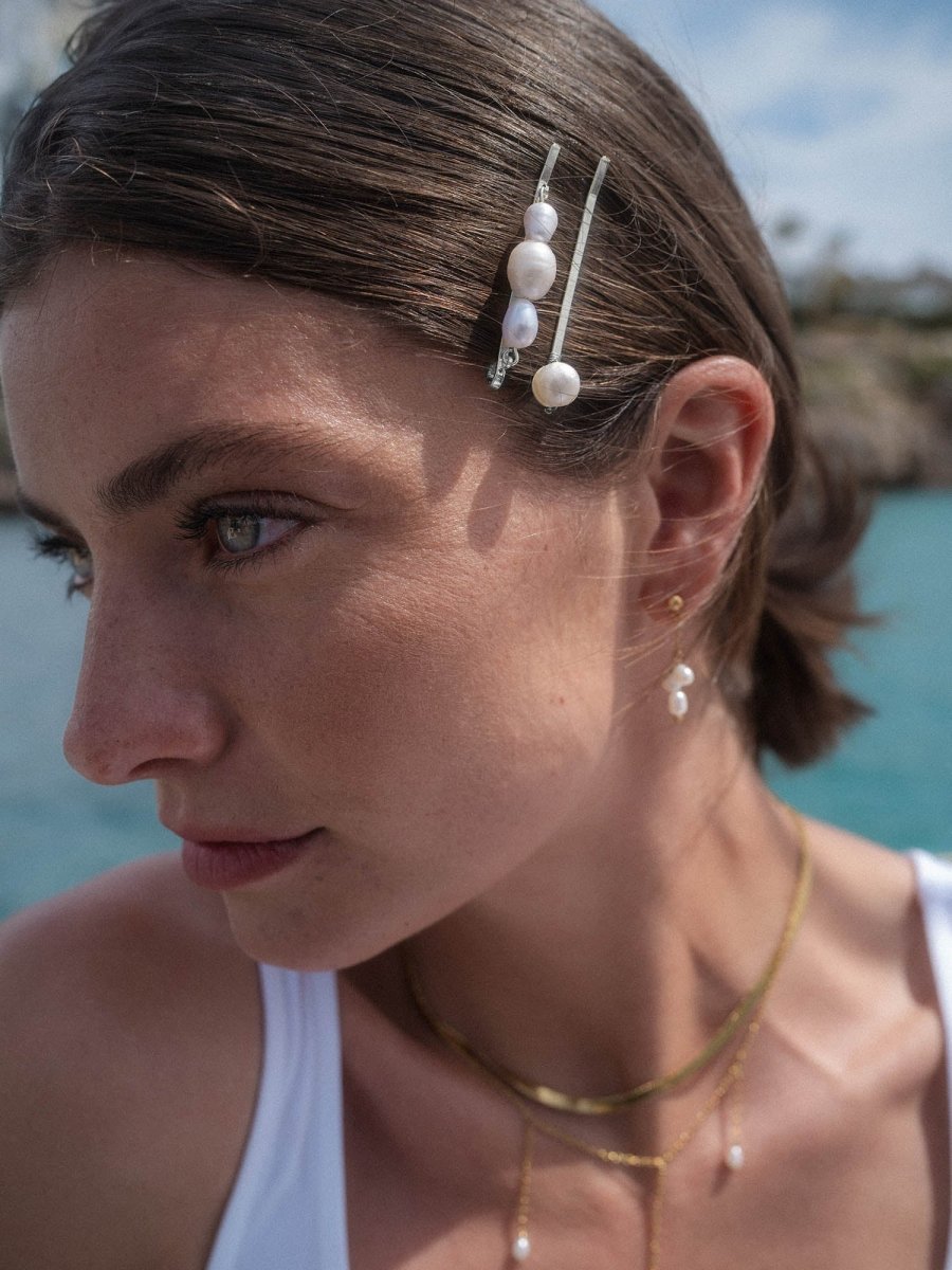 Mahina Club Pearls of Nature hairpin set - INT PURELEI