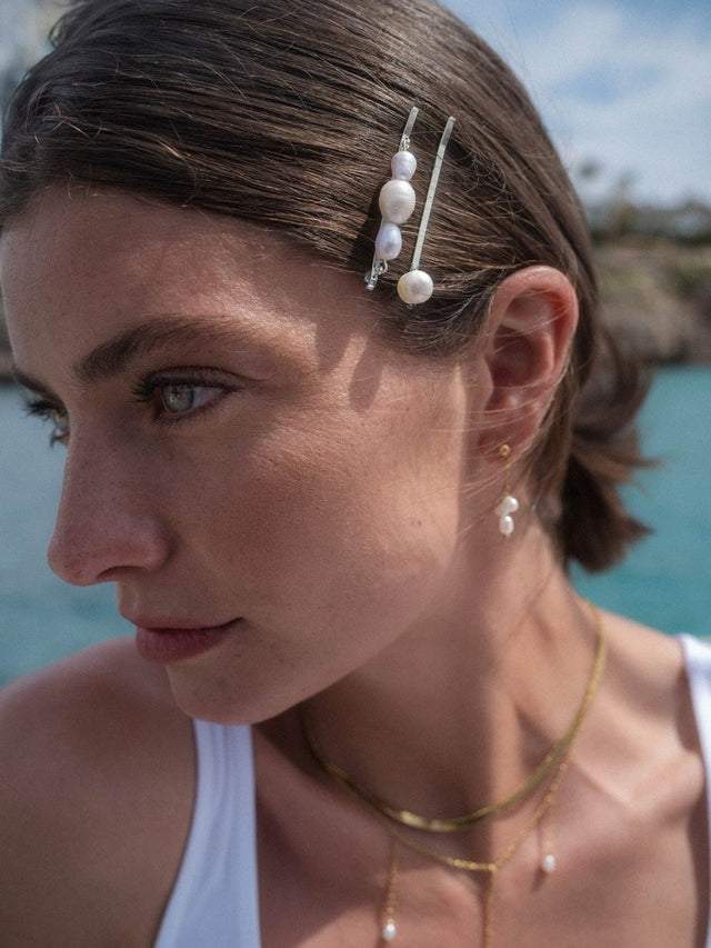 Mahina Club Pearls of Nature hairpin set - INT PURELEI