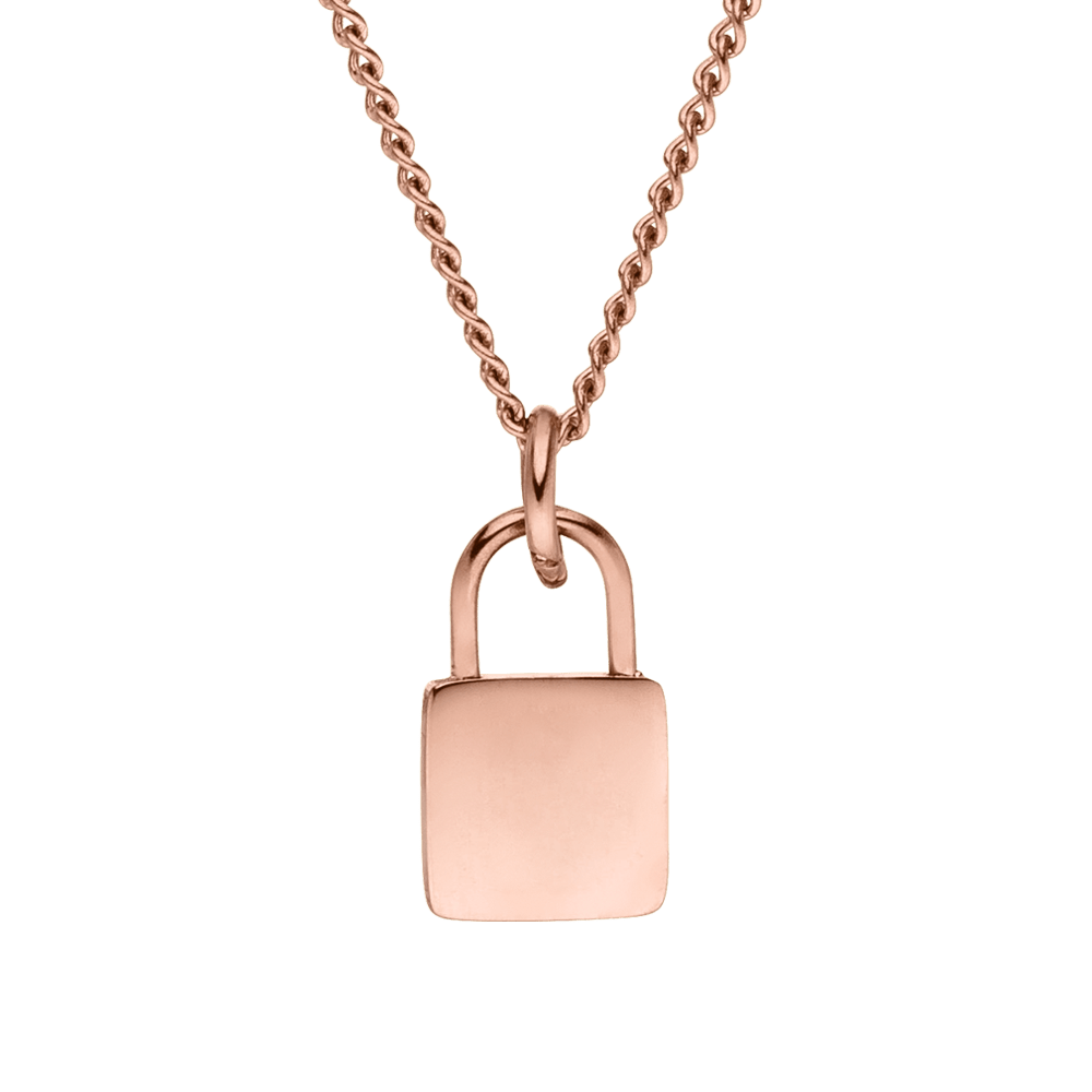 Padlock Charm Necklace - INT PURELEI