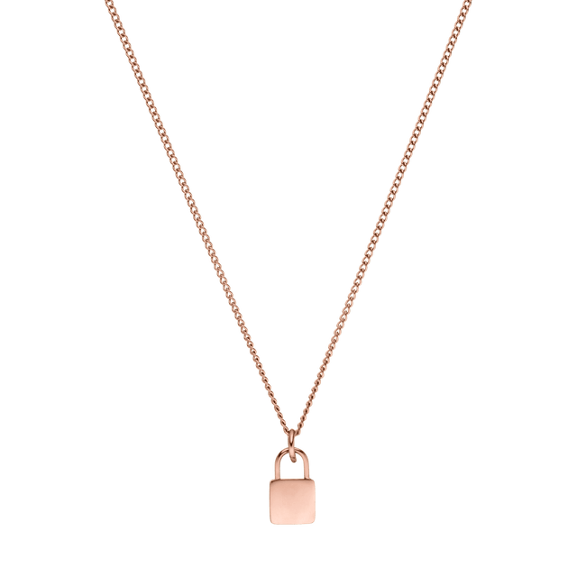 Padlock Charm Necklace - INT PURELEI