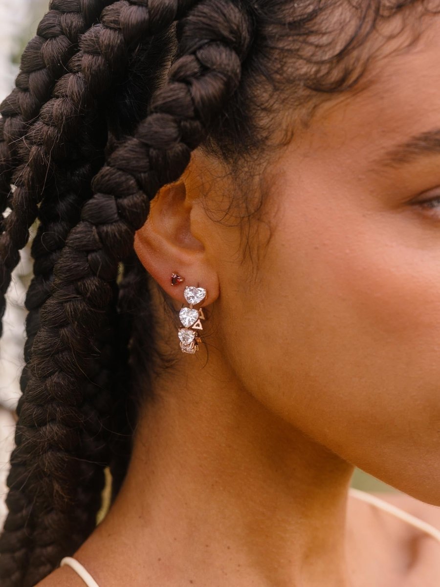 Red Heart Earring - INT PURELEI