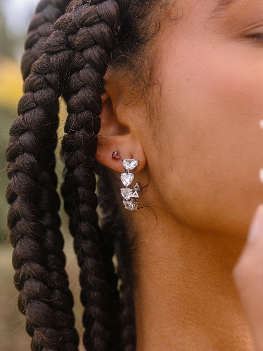 Red Heart Earring - INT PURELEI