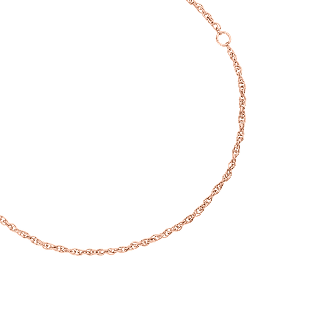 Feines, verstellbares Roségold Brave Armband von PURELEI mit filigraner Kettengliederung, elegant und feminin.