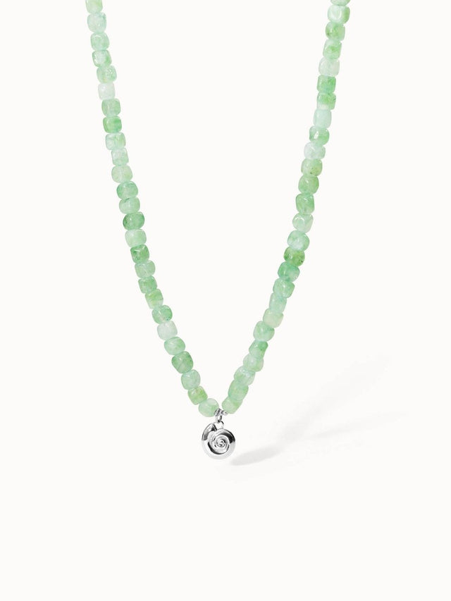 Sundial Shell Jade Necklace - INT PURELEI