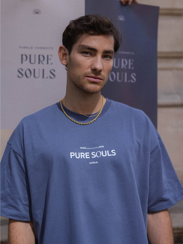 T-Shirt Pure Souls Dark Blue - INT PURELEI
