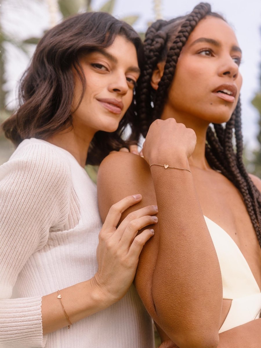 Tiny Heart Bracelet Set - INT PURELEI